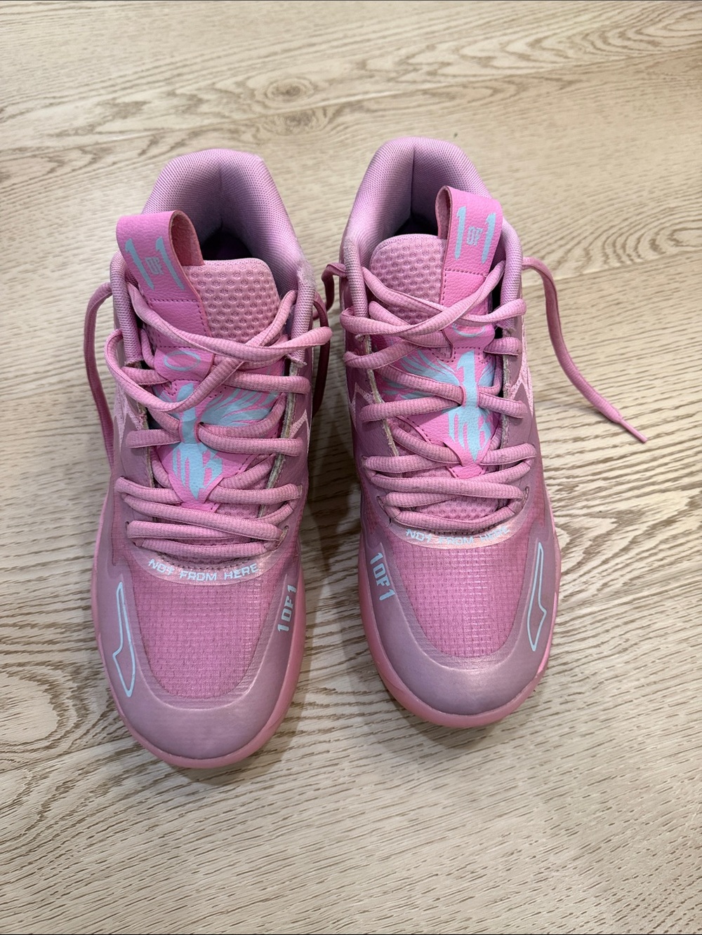 PUMA X LAMELO BALL iridescent basketball sneakers